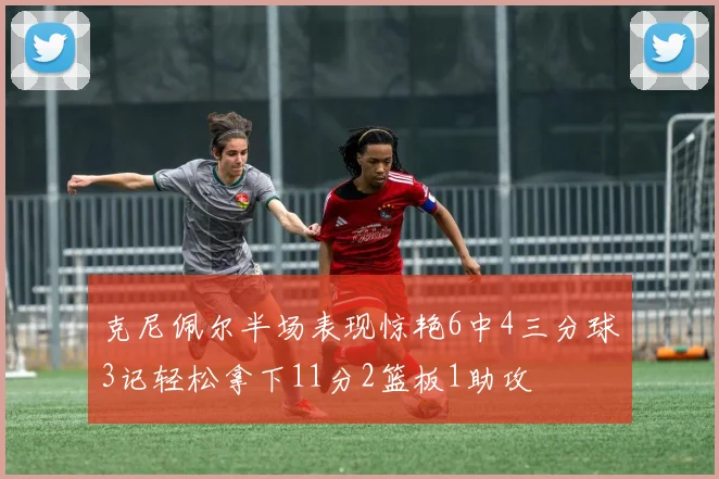 克尼佩尔半场表现惊艳6中4三分球3记轻松拿下11分2篮板1助攻